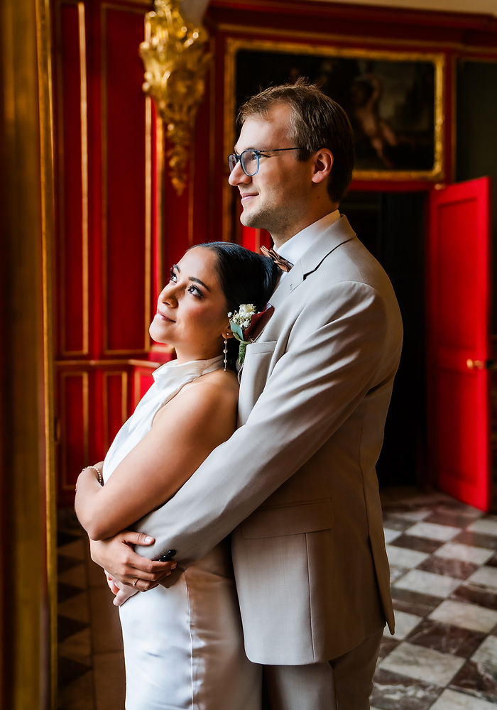 Hochzeitsfoto im Aachener Rathaus